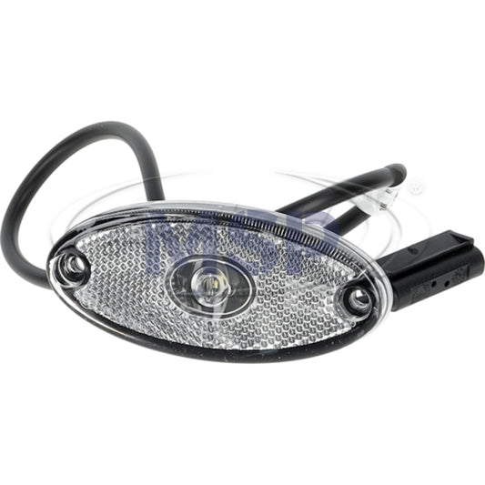 31-6904-017 / 014 Versión de montaje en superficie con reflector - Conexión P&R - Cable de 0,5 m / FLATPOINT-II LED / ASPOCK - MSP EXPORT