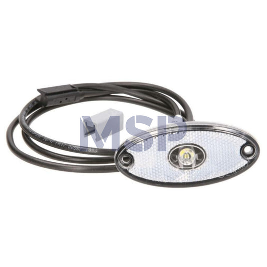 31-6904-037 / 034 Versión de montaje en superficie con reflector - Conexión P&R - Cable de 1,5 m / FLATPOINT-II LED / ASPOCK - MSP EXPORT