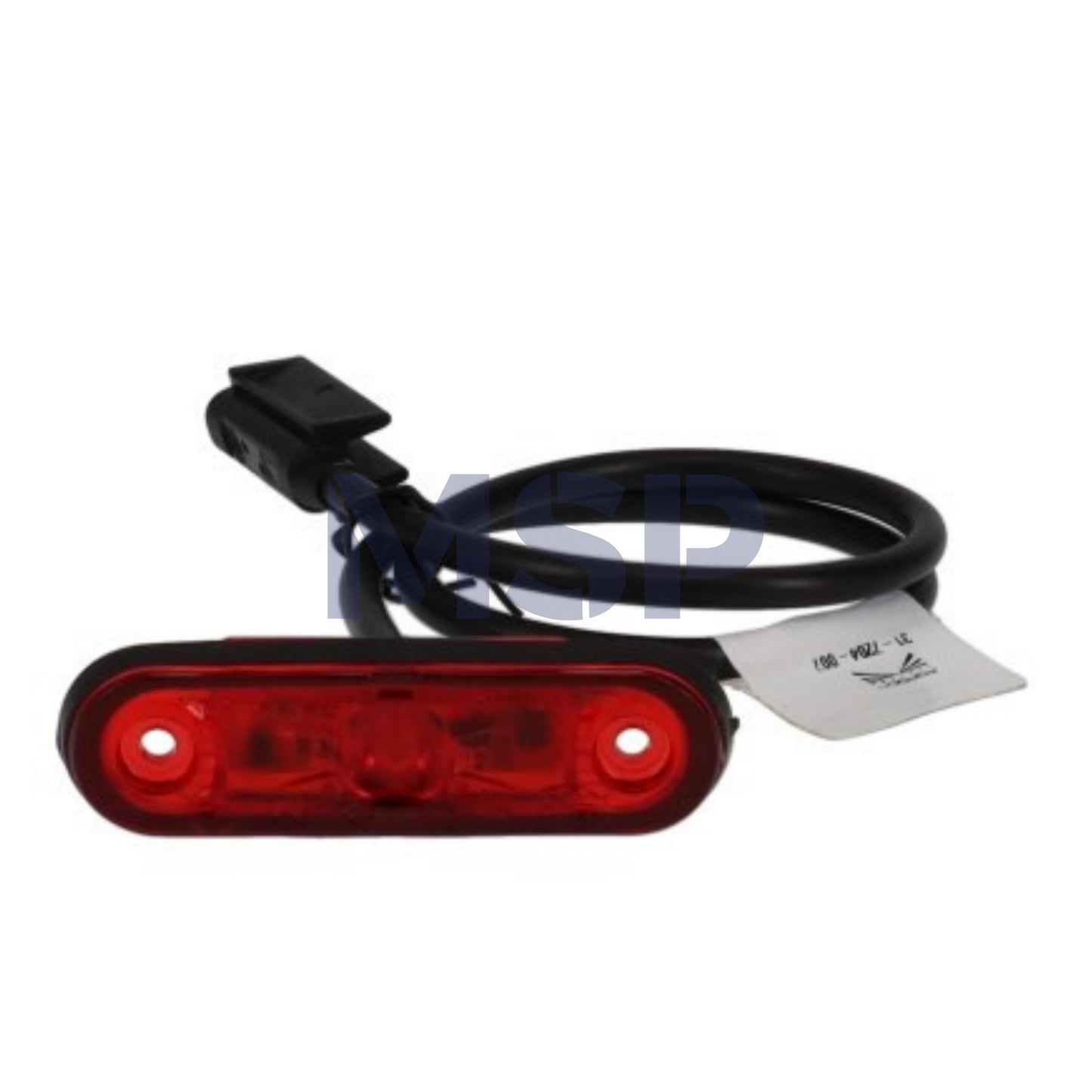 31-7204-007 / 004 Led rojo - Conexión P&R - Cable de 0,5 m / LED POSIPOINT-II / ASPOCK - MSP EXPORT