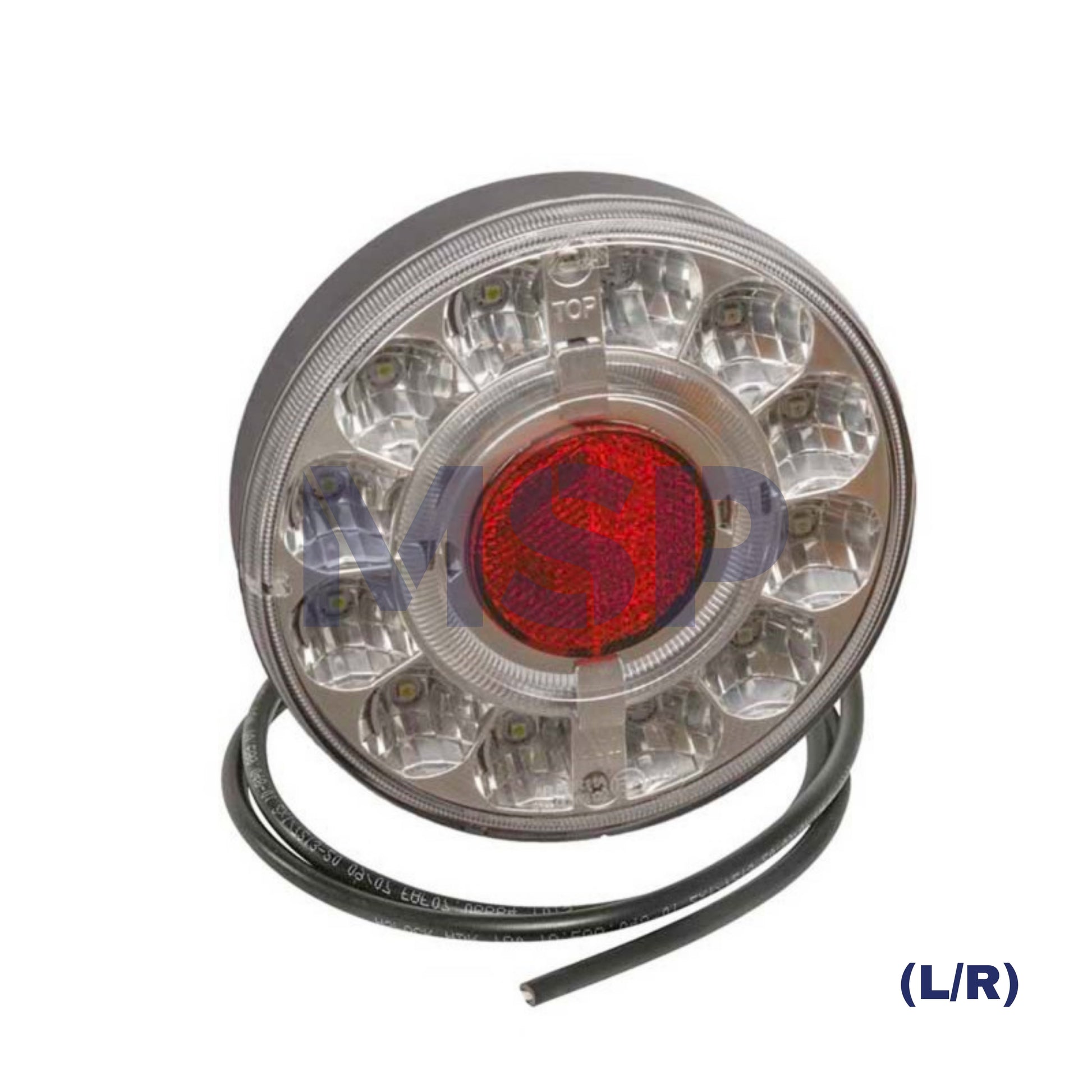 33-8100-207 / 201 Braspoint 140 - Luz trasera, antiniebla y de marcha atrás - 0,5 m con extremo abierto / BRASPOINT LED 12V-24V / ASPOCK - MSP EXPORT