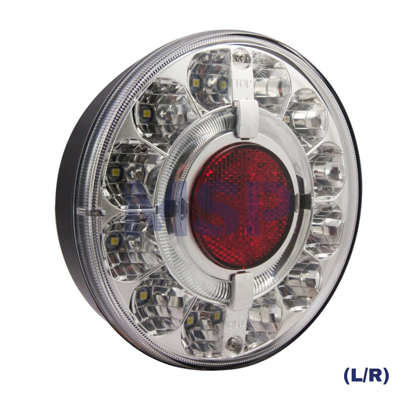 33-8107-037 / 031 Braspoint 140 - Luz trasera, antiniebla y de marcha atrás - Conector ASS2 de 7 pines / BRASPOINT LED 12V-24V / ASPOCK - MSP EXPORT