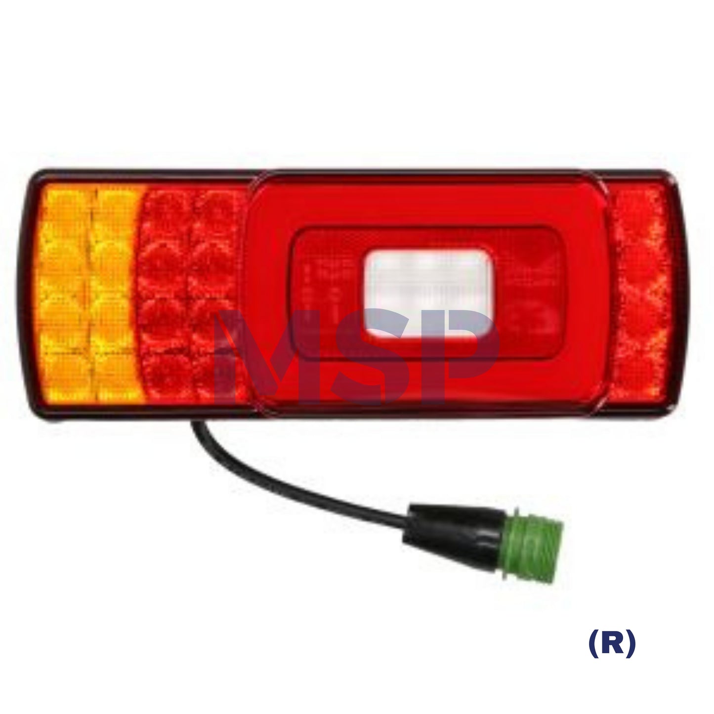 41-2010-021 Conector macho ASS2 de 7 pines derecho - 5 funciones / FABLED / ASPOCK - MSP EXPORT