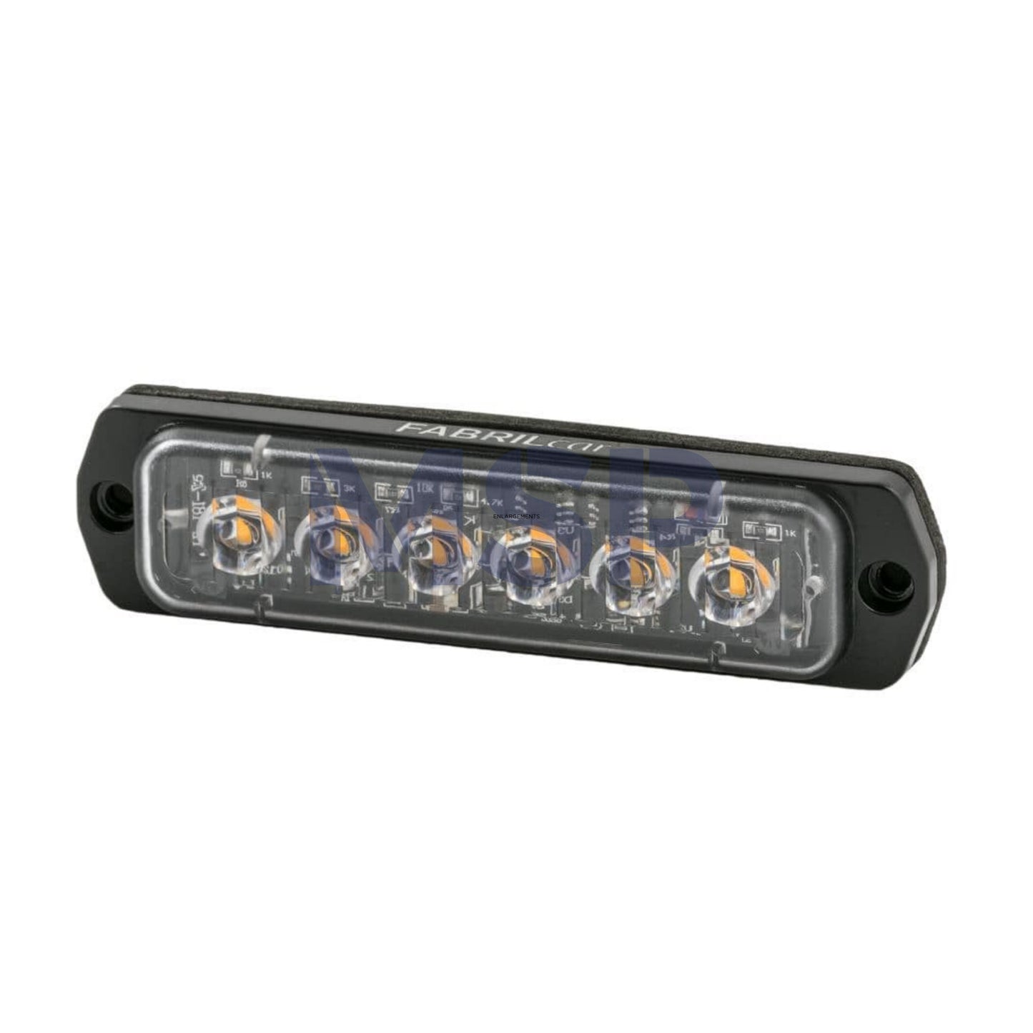 42-4054-021 Luz intermitente amarilla - Led - Modo 26 destellos - E R10/65-IP65-METAL-9-30 V-1,5 M / LUZ INTERMITENTE LED - 12V/24V / ASPOCK - MSP EXPORT