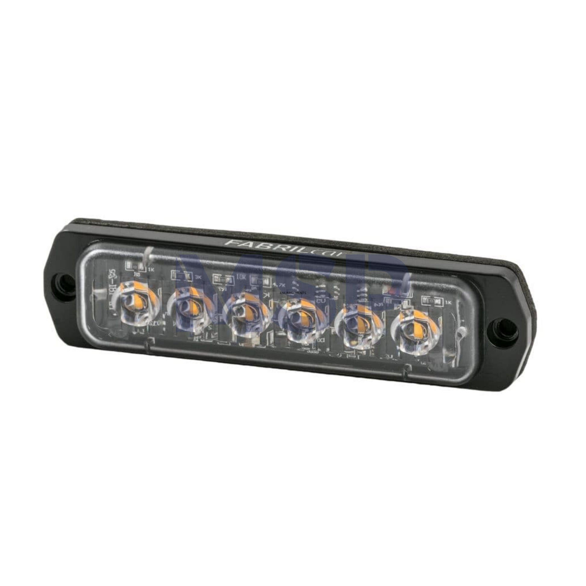 42-4054-021 Luz intermitente amarilla - Led - Modo 26 destellos - E R10/65-IP65-METAL-9-30 V-1,5 M / LUZ INTERMITENTE LED - 12V/24V / ASPOCK - MSP EXPORT