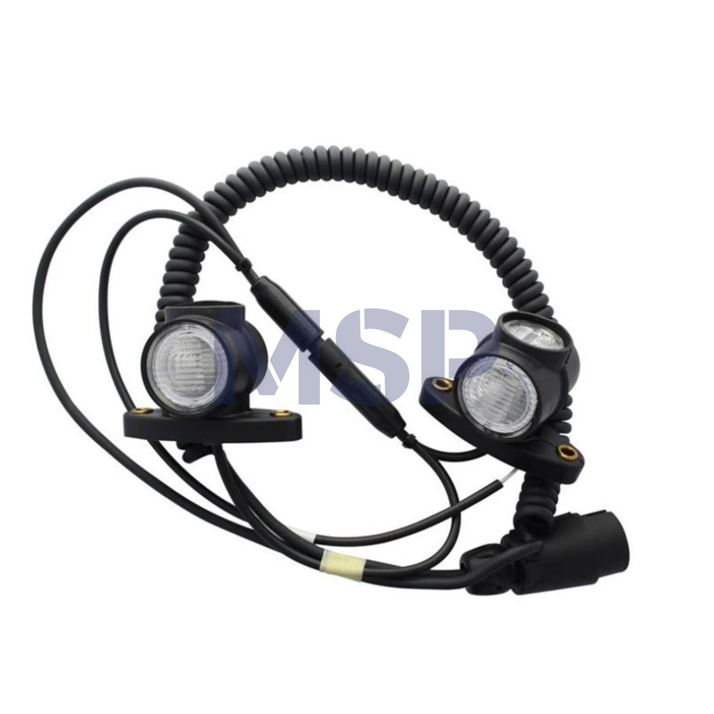 58-1955-007 / 004 Con 2 piezas Superpoint III LED, con salida adicional para lámpara giratoria / SUPERPOINT-II / ASPOCK - MSP EXPORT