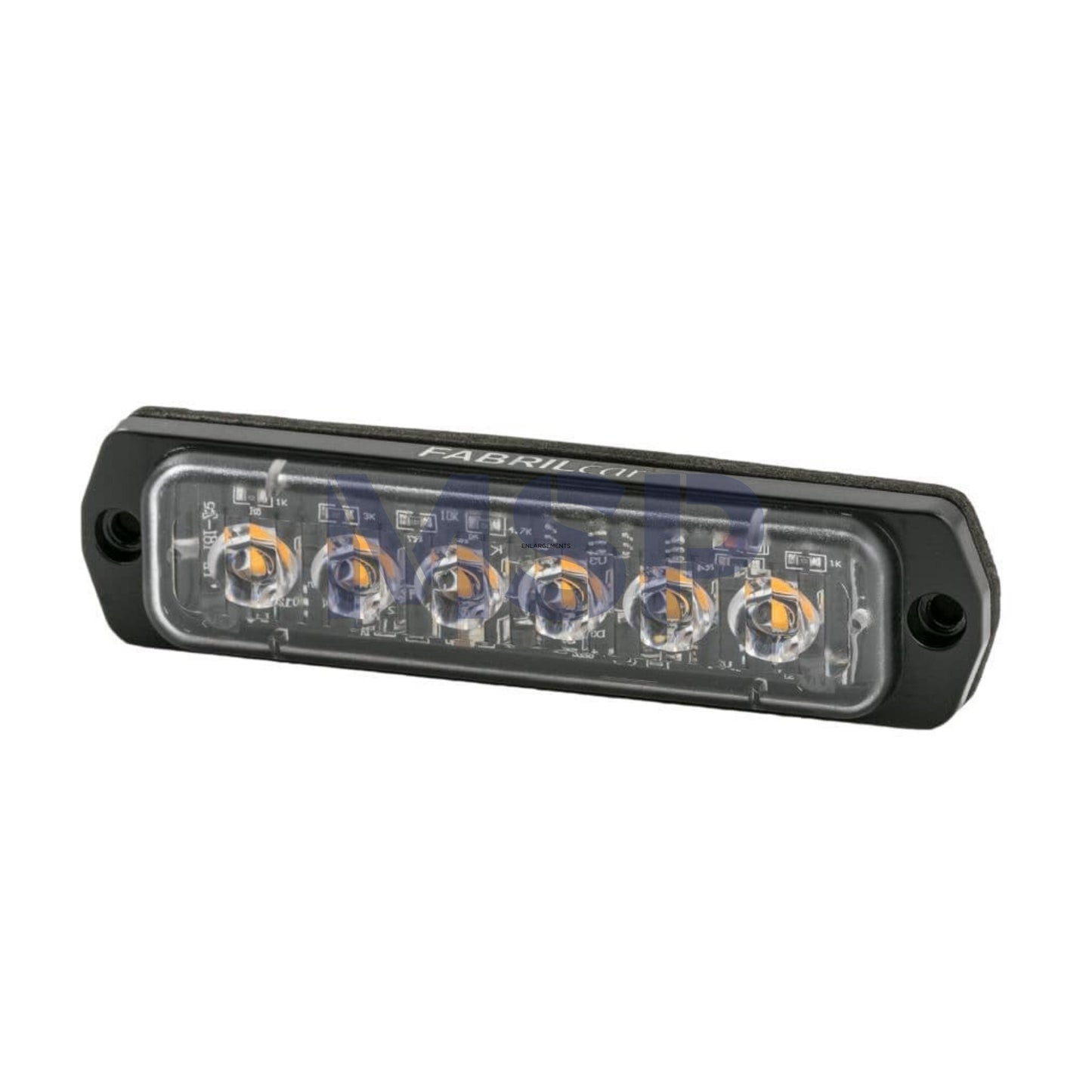 42-4054-021 Yellow Flashing Light - Led - 26 Flash Mode - E R10/65-IP65-METAL-9-30 V-1,5 M / LED FLASHING LIGHT - 12V/24V / ASPOCK