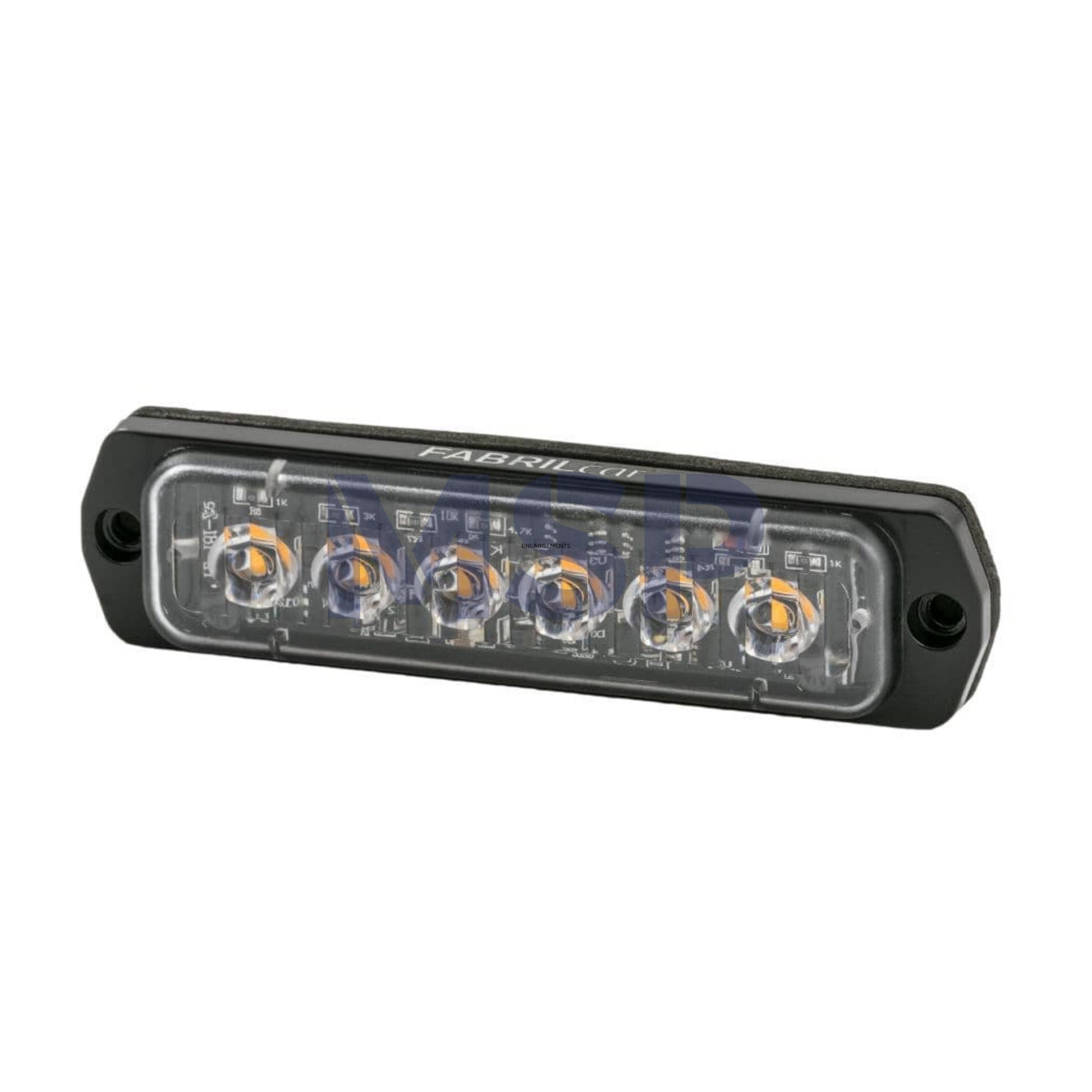 42-4054-021 Yellow Flashing Light - Led - 26 Flash Mode - E R10/65-IP65-METAL-9-30 V-1,5 M / LED FLASHING LIGHT - 12V/24V / ASPOCK