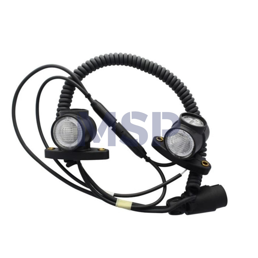 58-1955-007 / 004 With 2 Pieces Superpoint III LED, With Additional Exit For Twisting Lamp / SUPERPOINT-II / ASPOCK