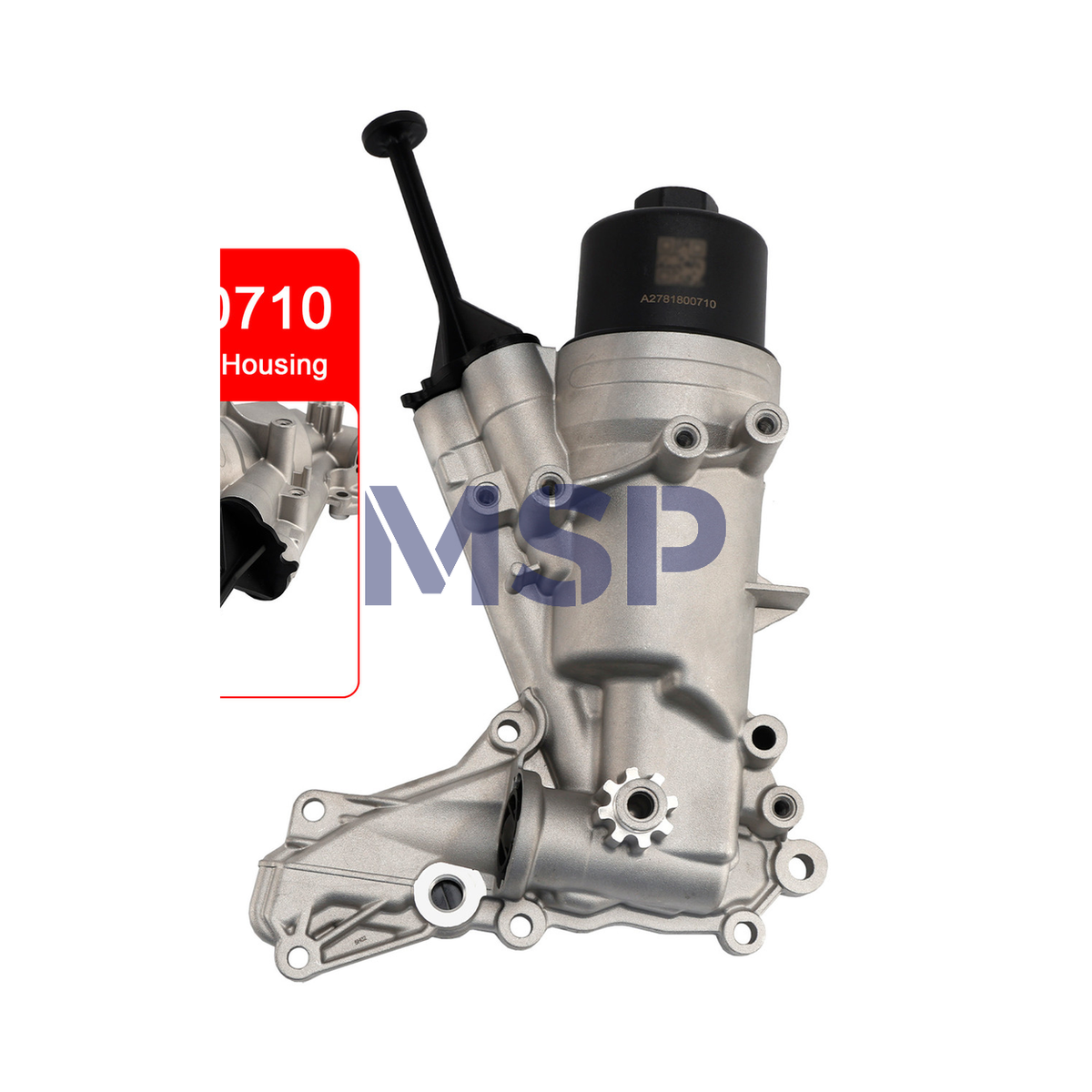 A4711807712 COMPLETE OIL FILTER HOUSING – OM471 ACTROS-AROCS NEW MODEL Mercedes-Benz genuine OE part