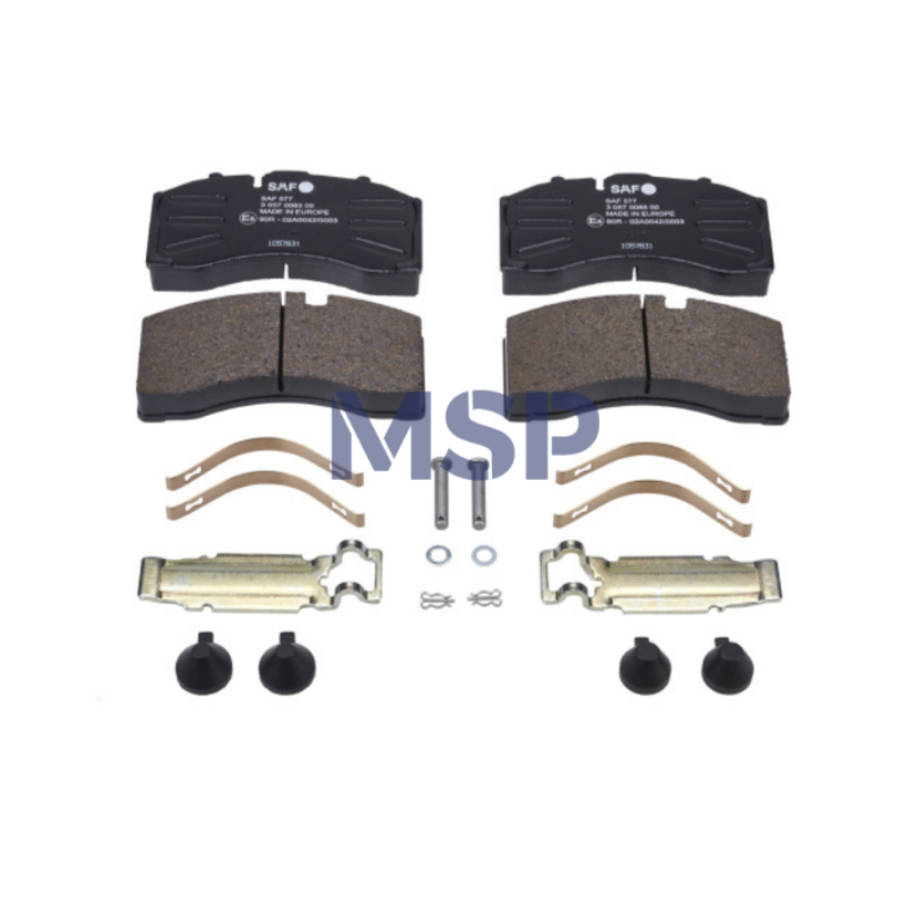3057008501 BRAKE DISC PAD WVA 29158 / BRAKE DISC PADS / SAF HOLLAND