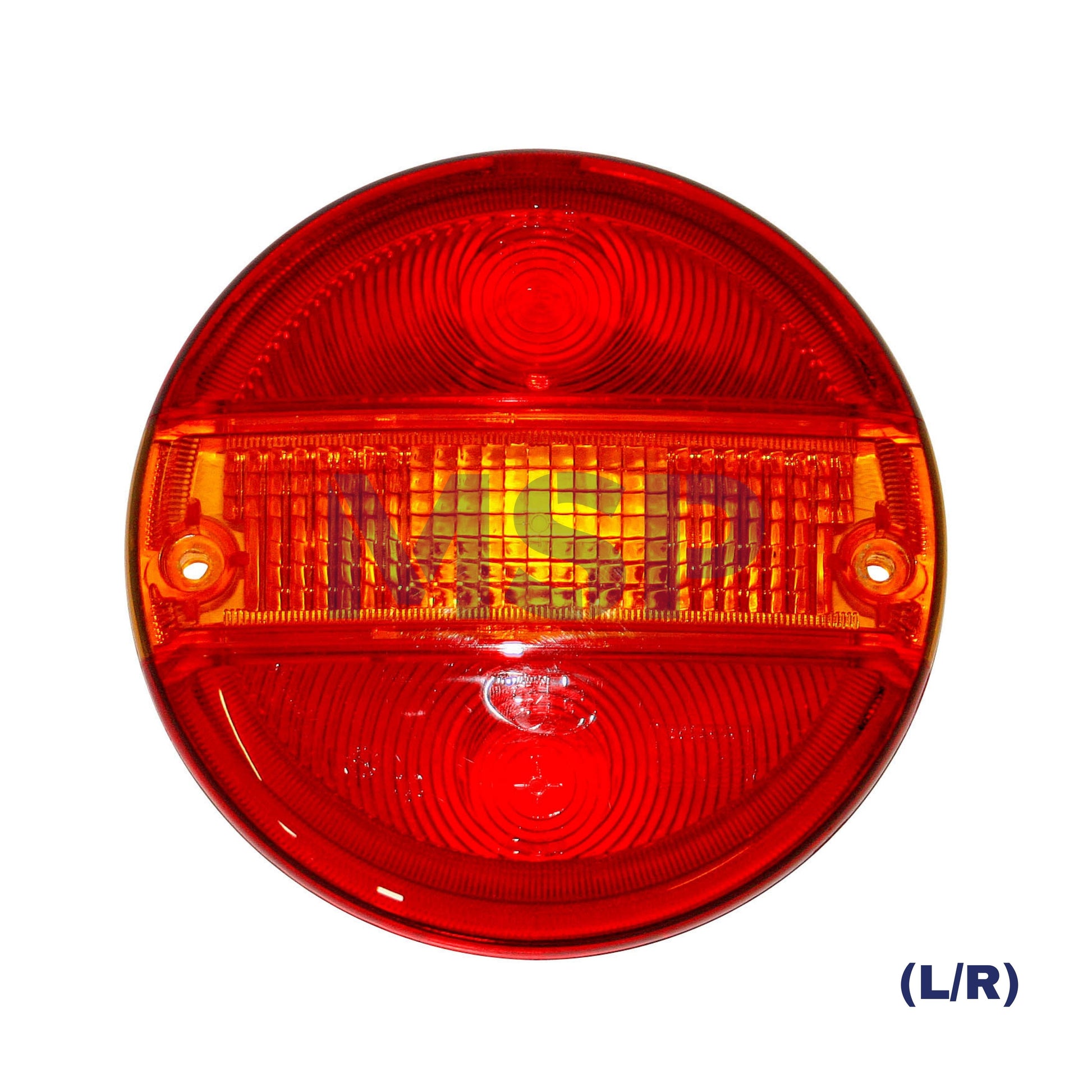 ASPOCK 18-8382-107 Lens 3 Chamber Rear Light With Screws / 3 CHAMBER LAMP-II LED