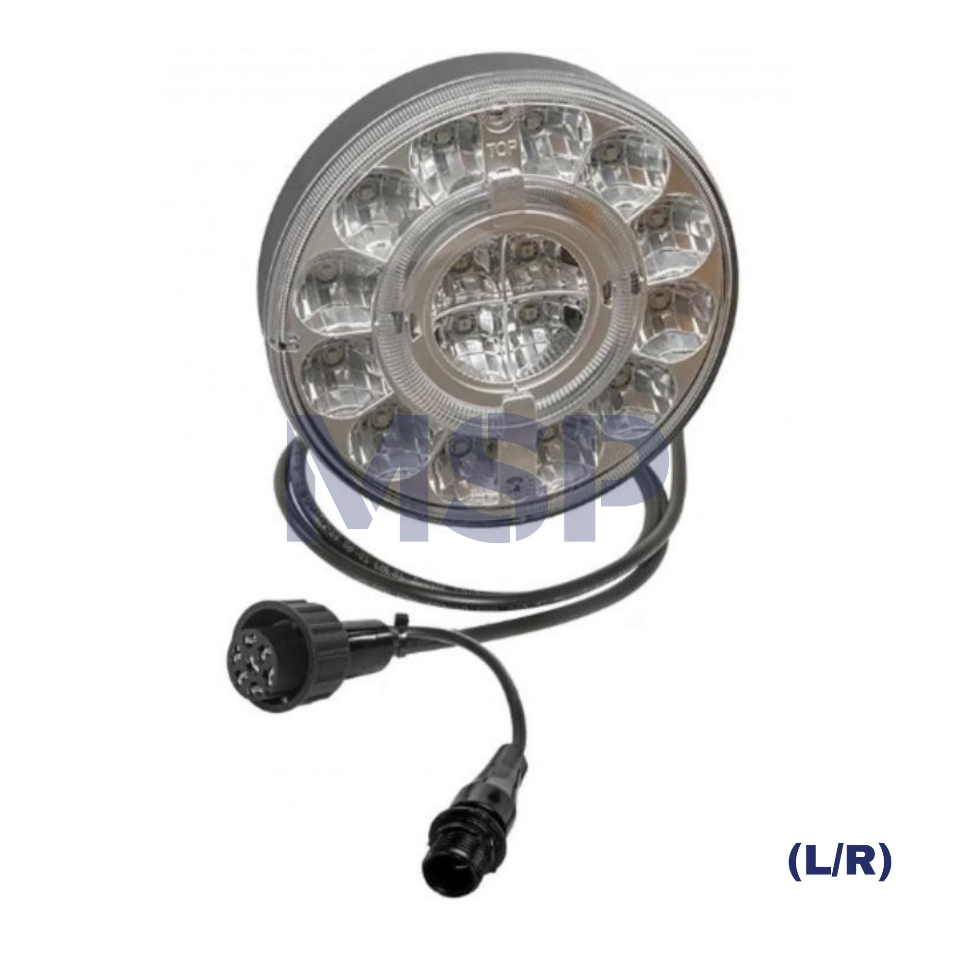 ASPOCK 33-9207-067 / 061 Braspoint 140 - Tail, Stop and Direction Indicator - 2 x 7 Pin ASS2 Connector / BRASPOINT LED 12V-24V