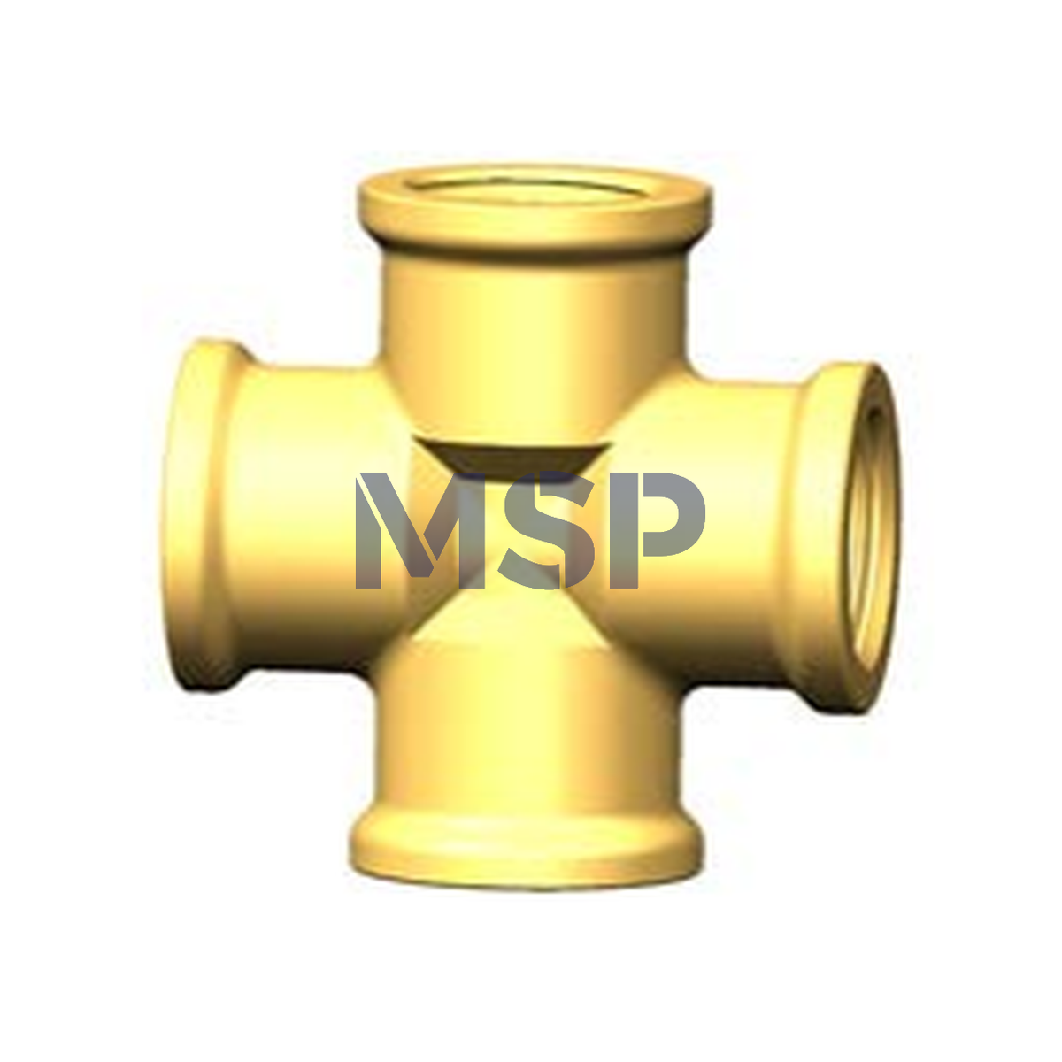 RAUFOSS 6237828 4-Way Cross Block 4 X Thread commercial vehicle spare part