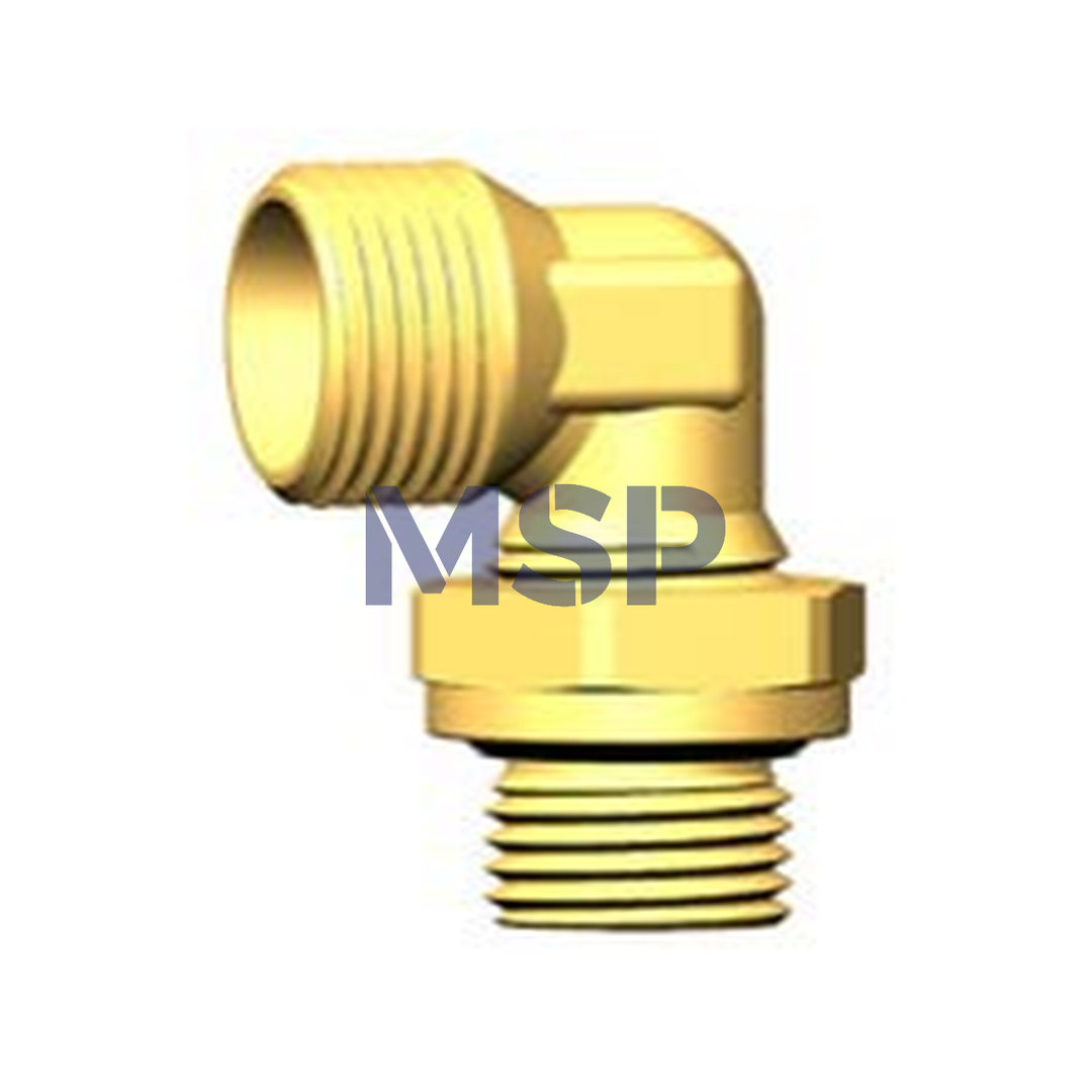 RAUFOSS 6237960 90° Elbow with 24° cone for bulkhead commercial vehicle spare part